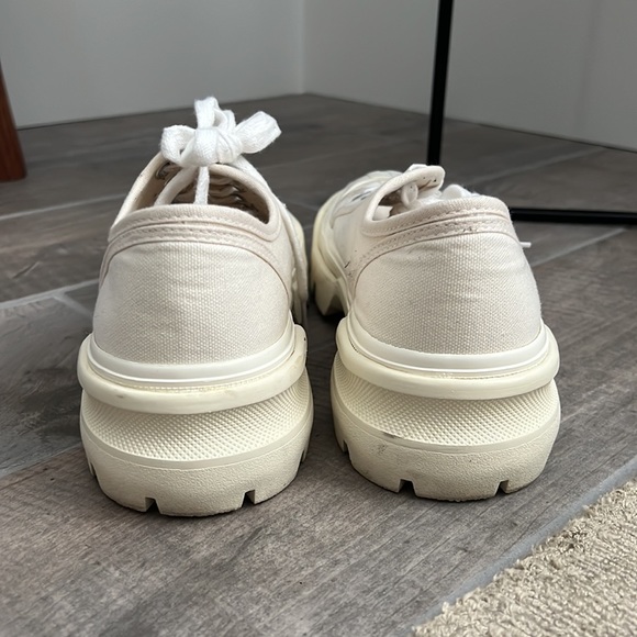 SOLD- H&M Platform Canvas Sneakers - Picture 3 of 6